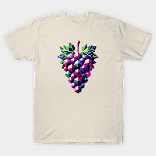 Abstract Geometric Grapes - Color Design T-Shirt